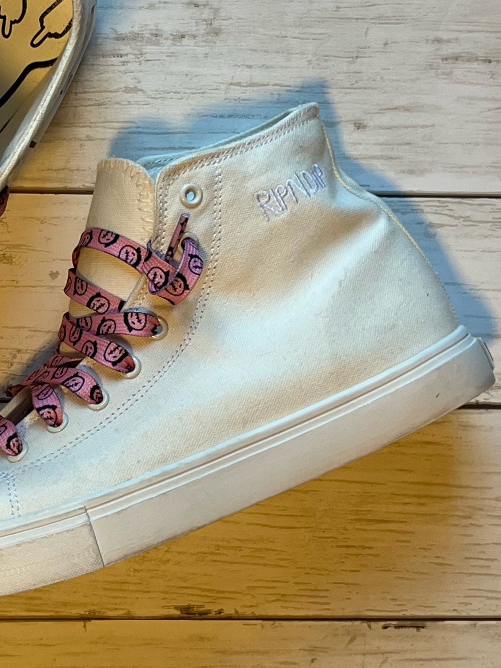 RIPNDIP Lord Nermal White Hi-Top Shoes - Picture 12 of 15